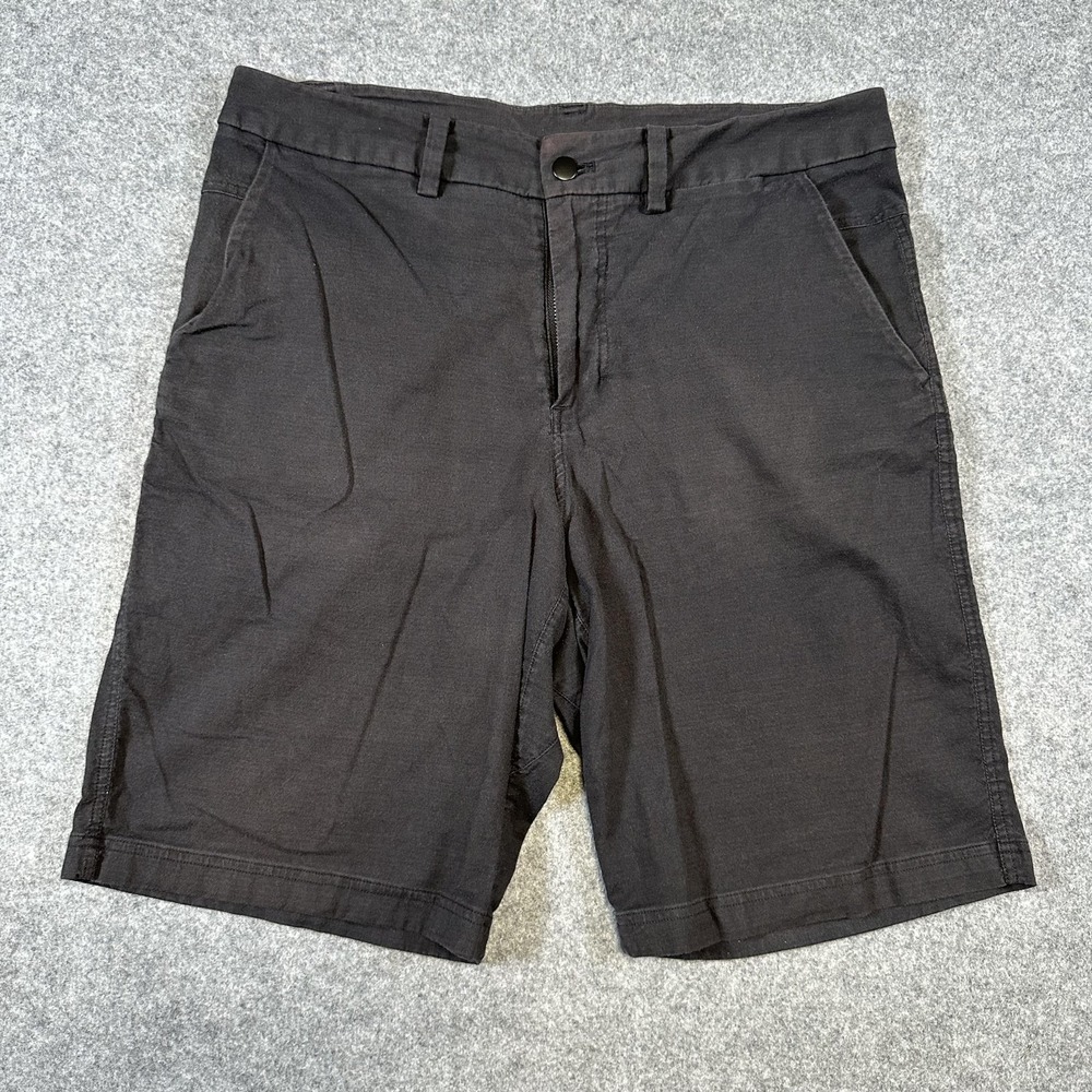 Lululemon Shorts Mens 36 Black Classic Chino Casual Stretch Summer Athletic